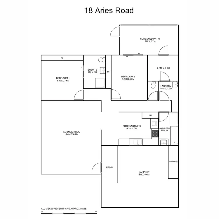 Floorplan of Homely house listing, 18 Aries Road, Junction Hill NSW 2460