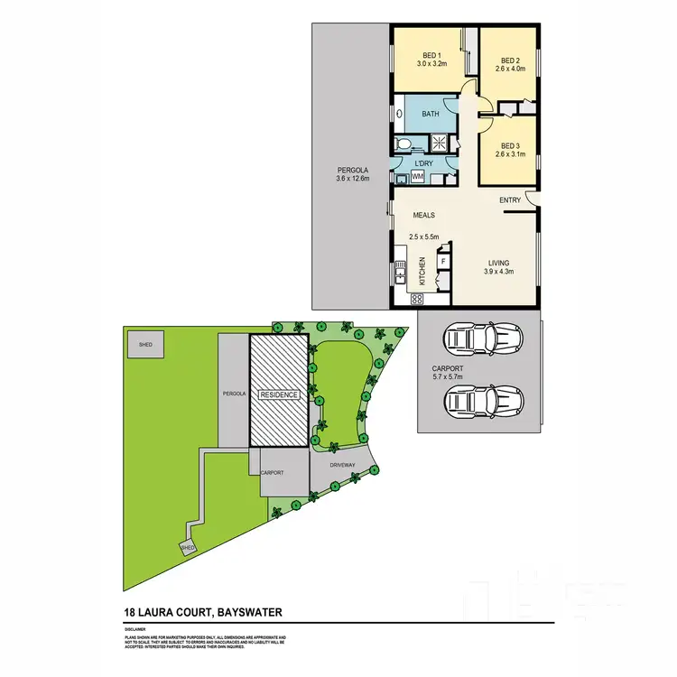 Floorplan of Homely house listing, 18 Laura Court, Bayswater North VIC 3153