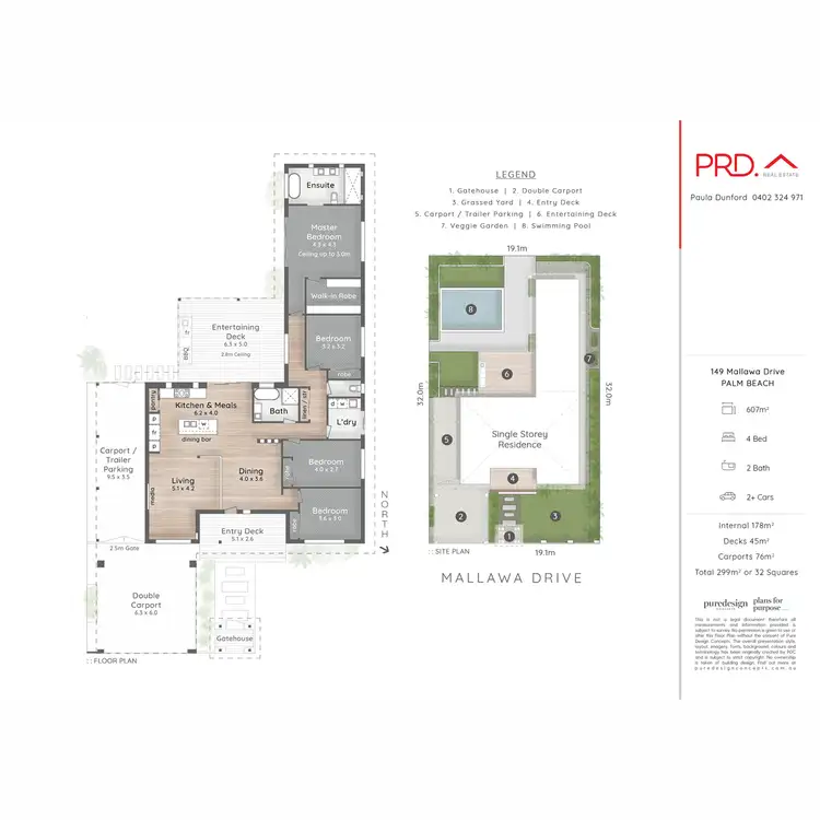 Floorplan of Homely house listing, 149 Mallawa Drive, Palm Beach QLD 4221