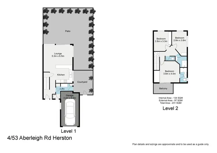 Floorplan of Homely townhouse listing, 4/53 Aberleigh Road, Herston QLD 4006