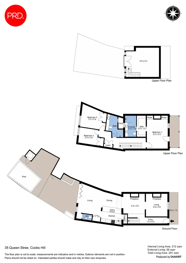 Floorplan of Homely house listing, 35 Queen Street, Cooks Hill NSW 2300