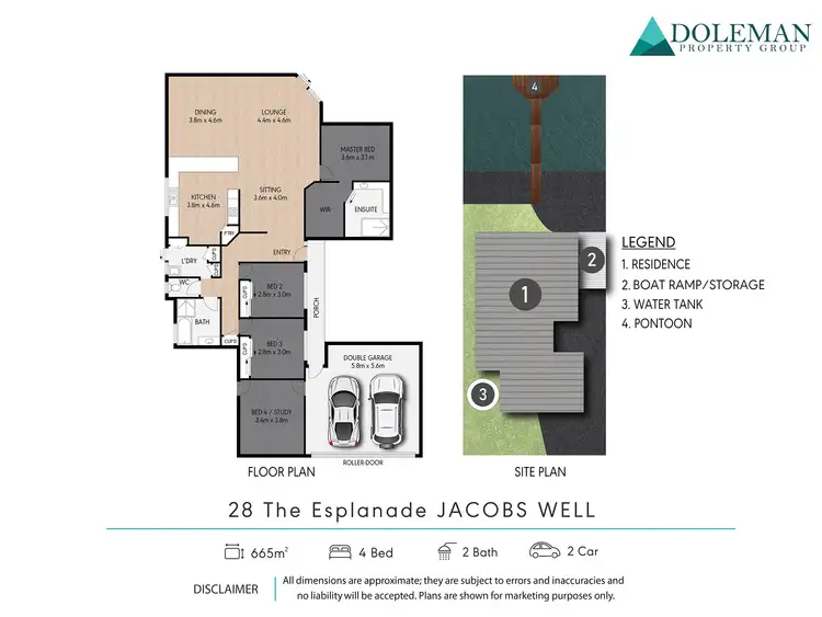 Floorplan of Homely house listing, 28 Esplanade, Jacobs Well QLD 4208