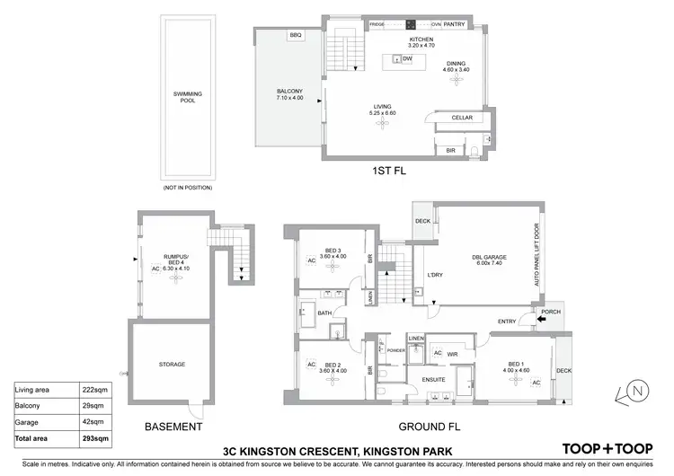 Floorplan of Homely house listing, 3C Kingston Crescent, Kingston Park SA 5049