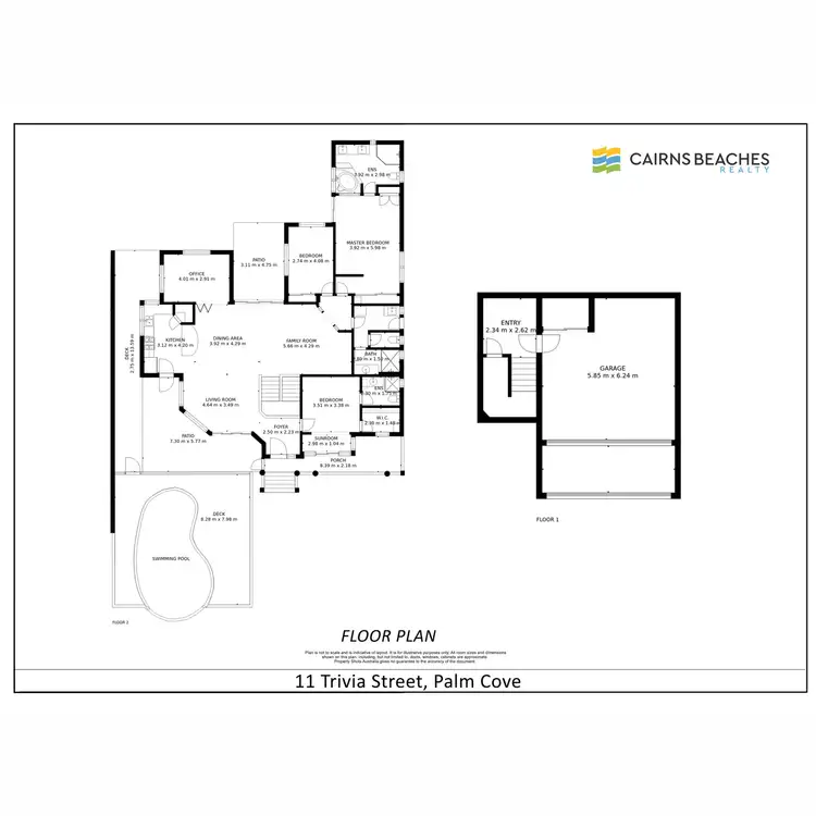 Floorplan of Homely house listing, 11 Trivia Street, Palm Cove QLD 4879