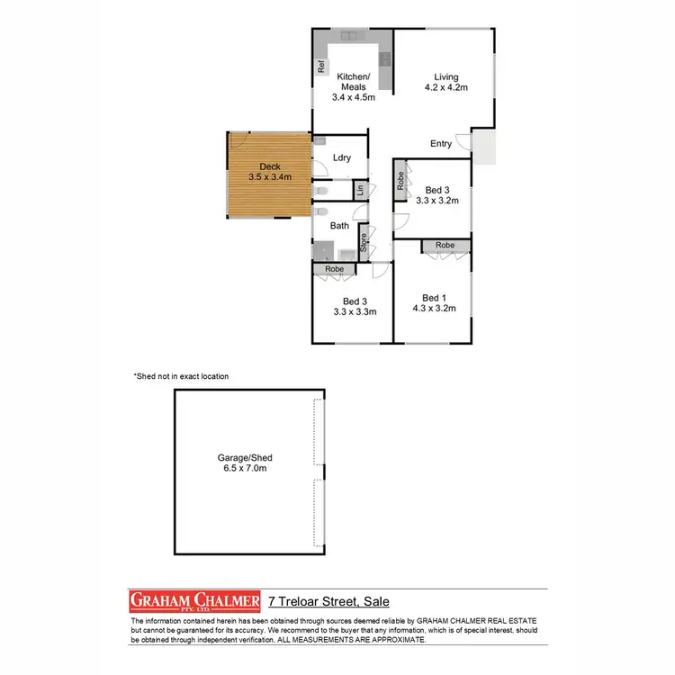 Floorplan of Homely house listing, 7 Treloar Street, Sale VIC 3850