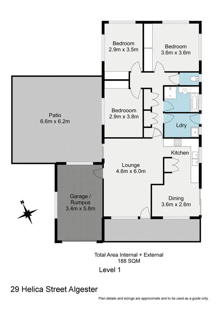 Floorplan of Homely house listing, 29 Helicia Street, Algester QLD 4115