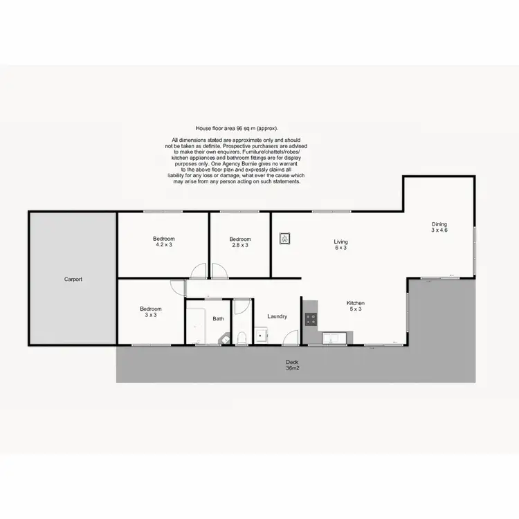Floorplan of Homely house listing, 14 Tink Taylor Avenue, Sisters Beach TAS 7321
