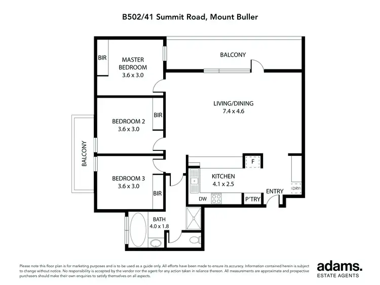Floorplan of Homely apartment listing, B502/41 Summit Road, Mount Buller VIC 3723
