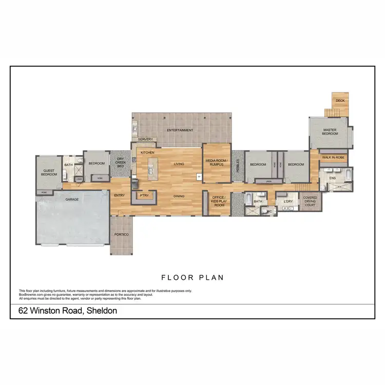 Floorplan of Homely rural property listing, 62 Winston Road, Sheldon QLD 4157