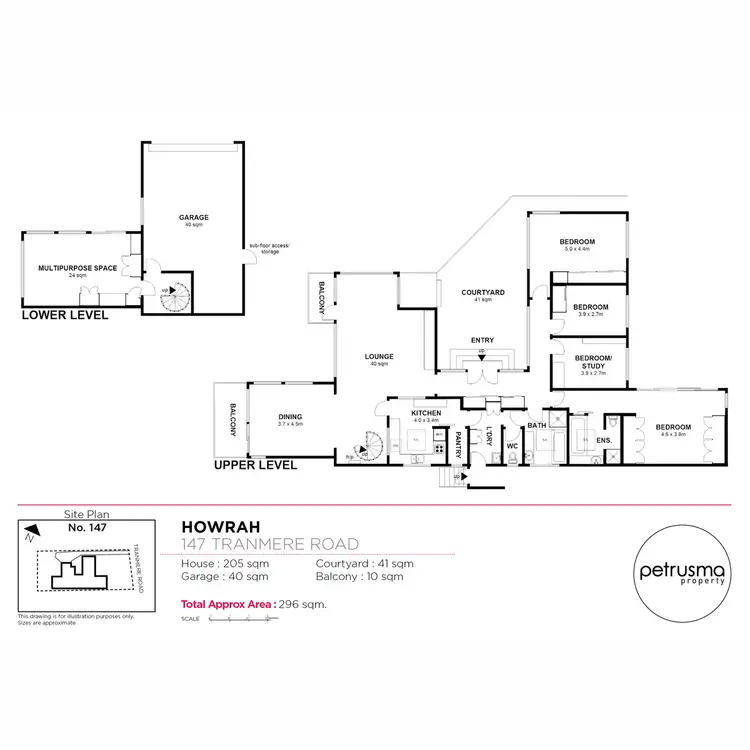Floorplan of Homely house listing, 147 Tranmere Road, Howrah TAS 7018
