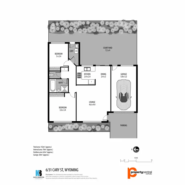 Floorplan of Homely villa listing, 6/31 Cary Street, Wyoming NSW 2250