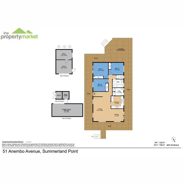 Floorplan of Homely house listing, 51 Anembo Avenue, Summerland Point NSW 2259