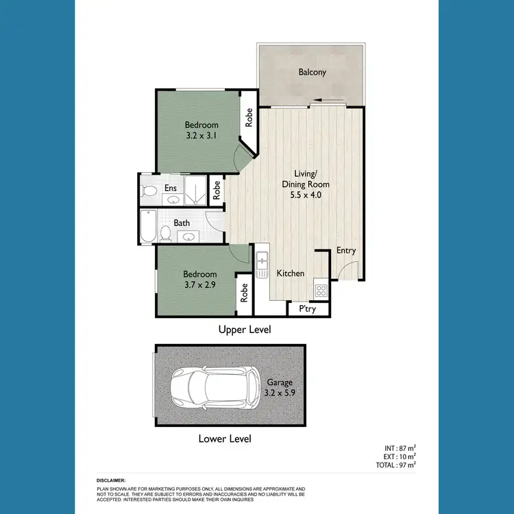 Floorplan of Homely unit listing, 3/58 Hamson Terrace, Nundah QLD 4012