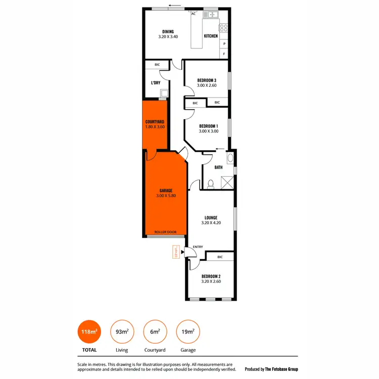 Floorplan of Homely house listing, 19E Mondello Place, Evanston SA 5116