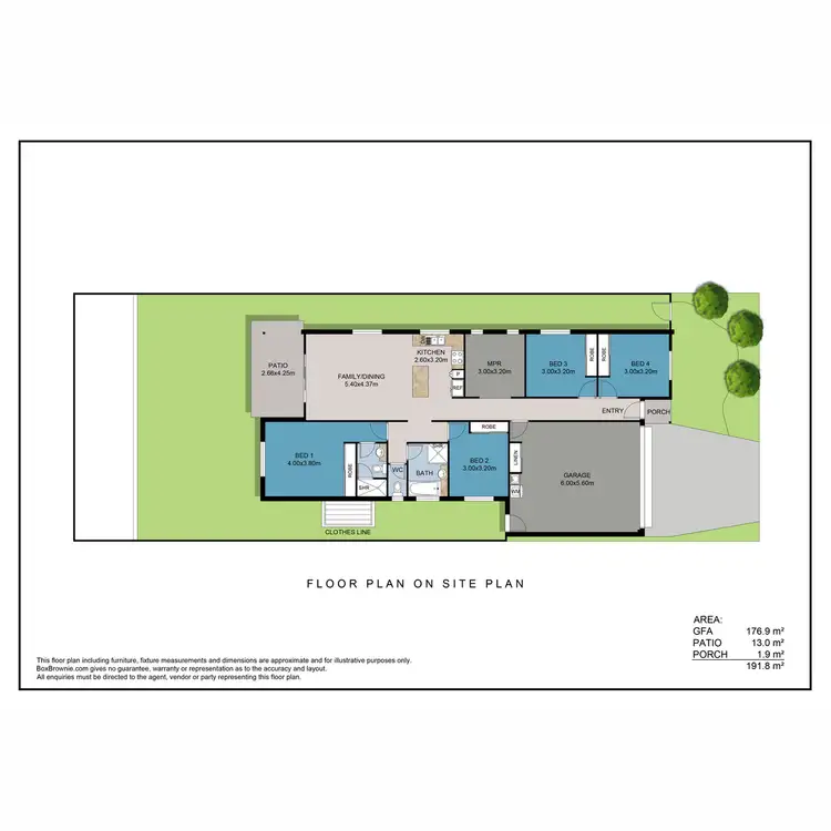 Floorplan of Homely house listing, 45 Weedbrook Street, Park Ridge QLD 4125