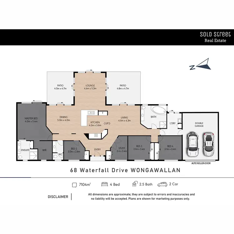 Floorplan of Homely house listing, 68 Waterfall Drive, Wongawallan QLD 4210