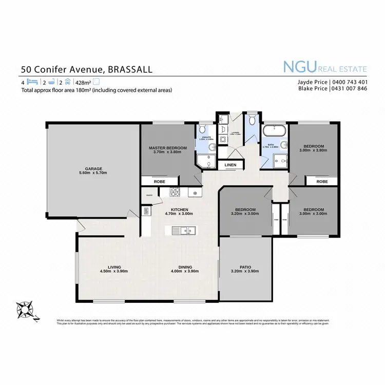 Floorplan of Homely house listing, 50 Conifer Avenue, Brassall QLD 4305