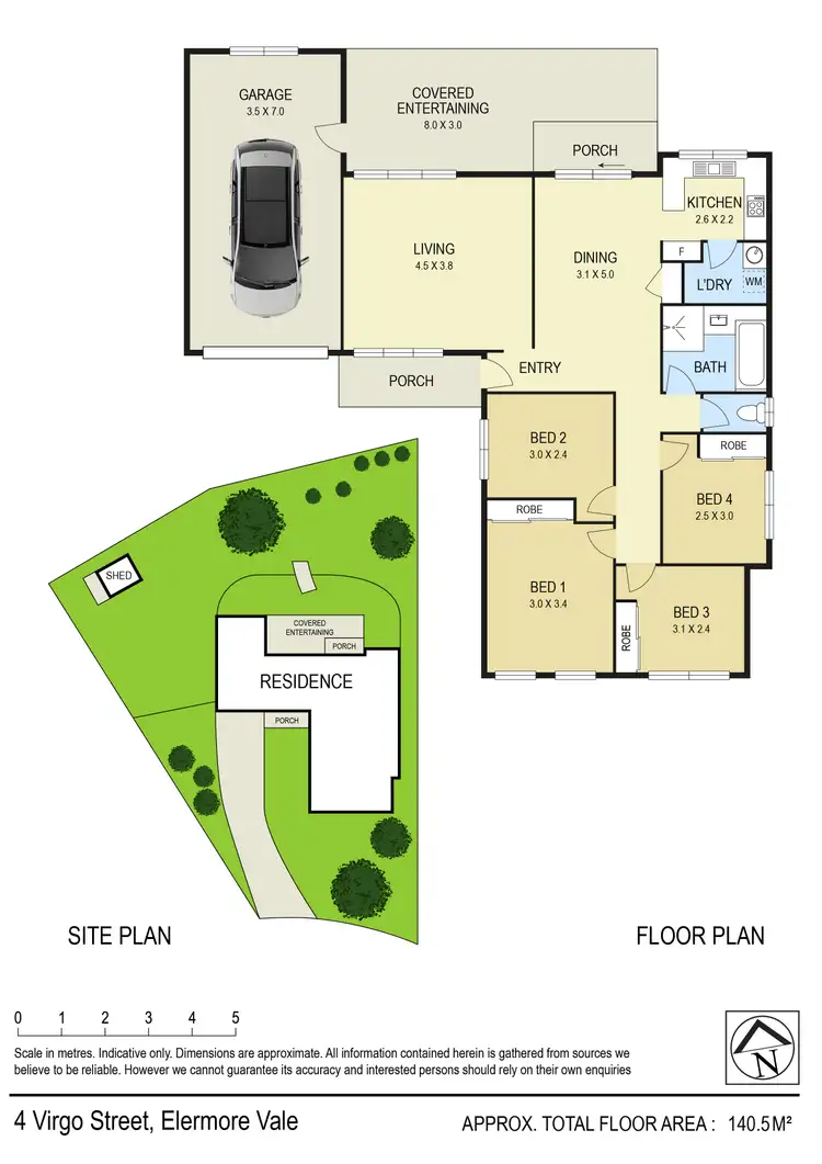 Floorplan of Homely house listing, 4 Virgo Street, Elermore Vale NSW 2287