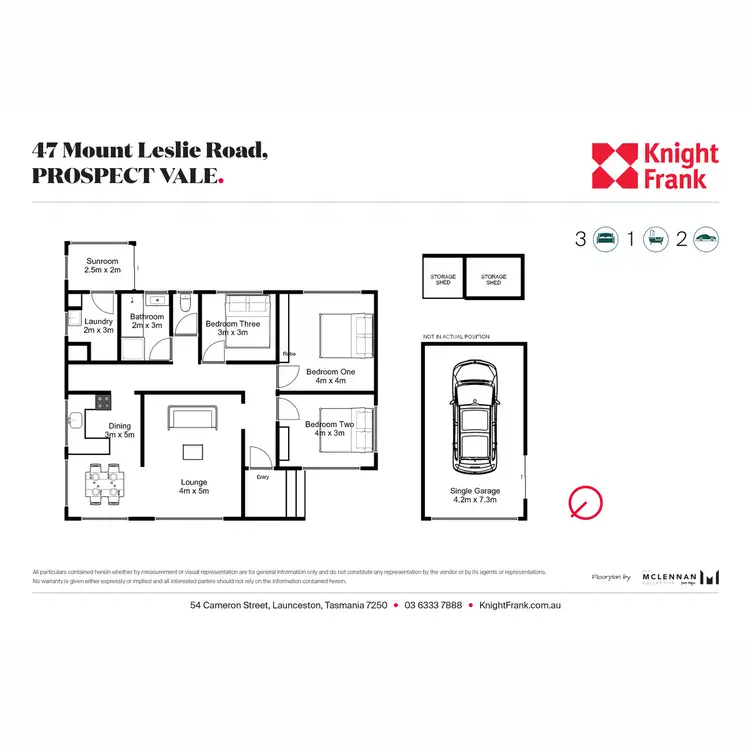 Floorplan of Homely house listing, 47 Mount Leslie Road, Prospect Vale TAS 7250