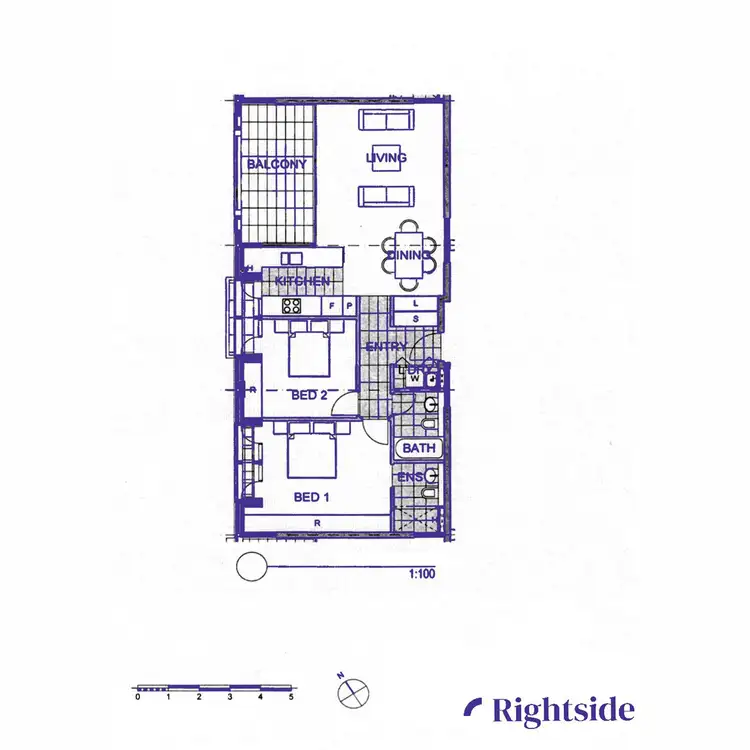 Floorplan of Homely unit listing, C203/8-28 The Corso, Manly NSW 2095
