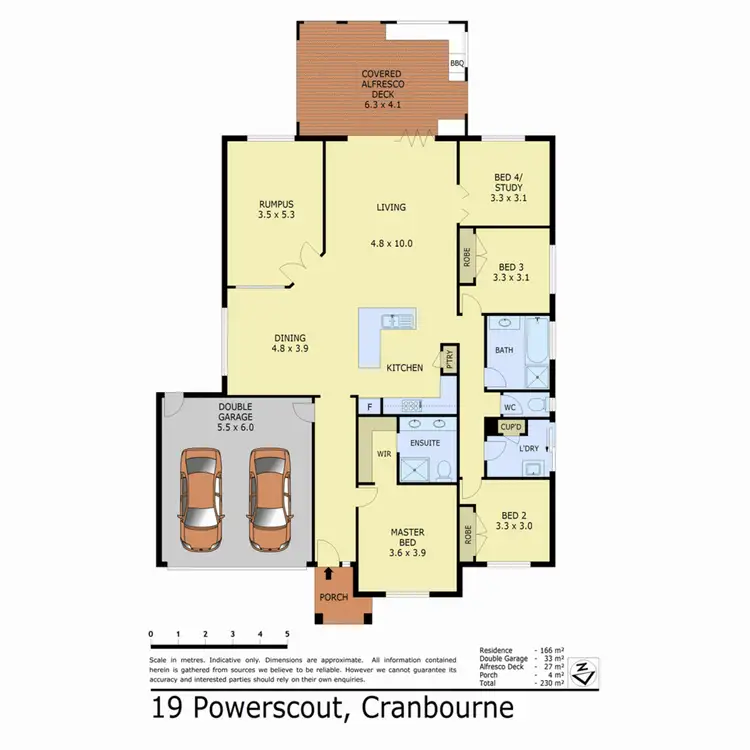 Floorplan of Homely house listing, 19 Powerscout Retreat, Cranbourne VIC 3977