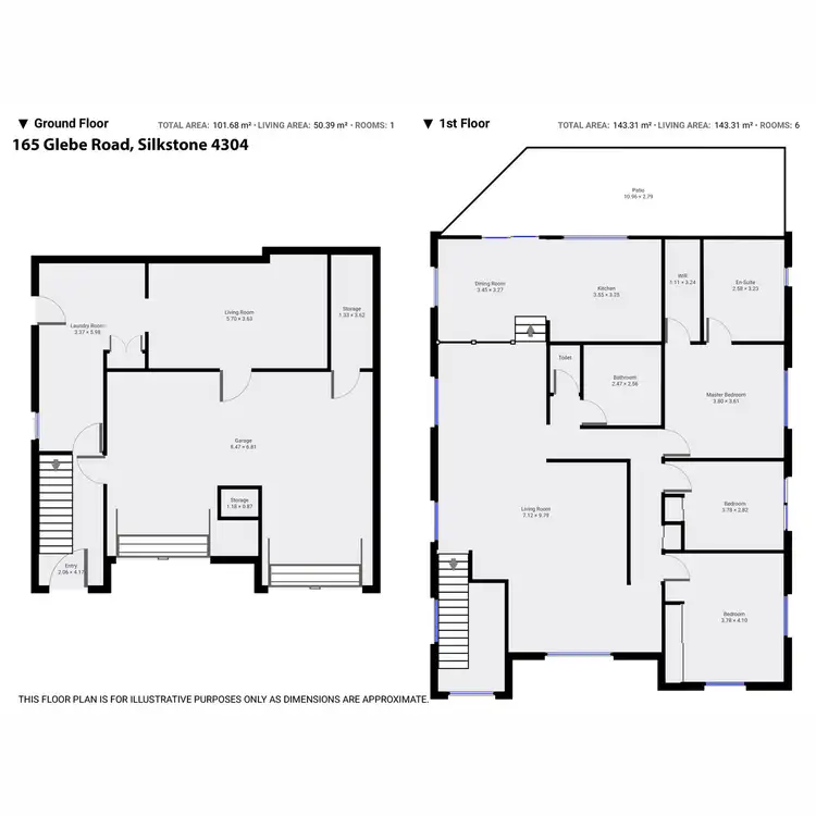 Floorplan of Homely house listing, 165 Glebe Road, Silkstone QLD 4304