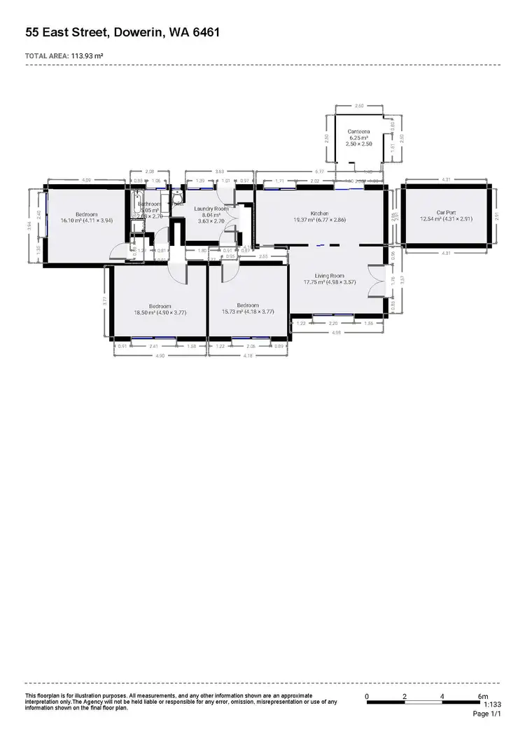 Floorplan of Homely house listing, 27 East Street, Dowerin WA 6461