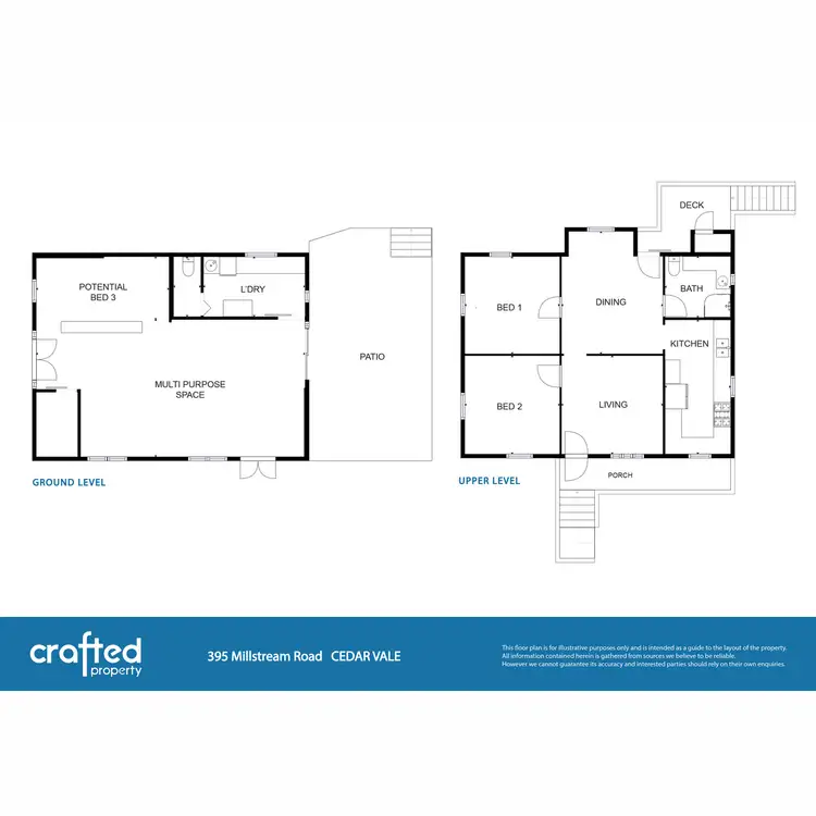 Floorplan of Homely house listing, 395 Millstream Road, Cedar Vale QLD 4285