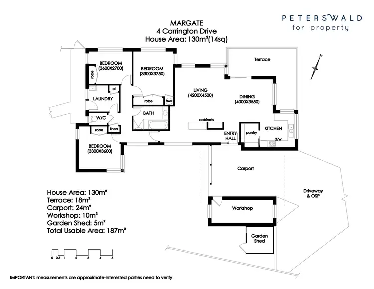 Floorplan of Homely house listing, 4 Carrington Drive, Margate TAS 7054