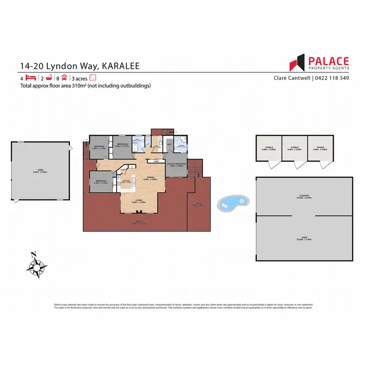 Floorplan of Homely house listing, 14-20 Lyndon Way, Karalee QLD 4306