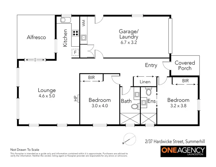 Floorplan of Homely house listing, 2/37 Hardwicke Street, Summerhill TAS 7250