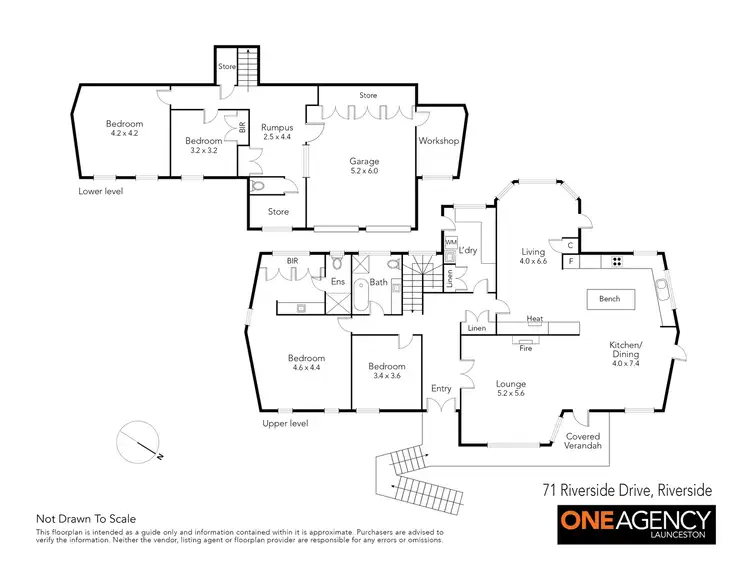 Floorplan of Homely house listing, 71 Riverside Drive, Riverside TAS 7250