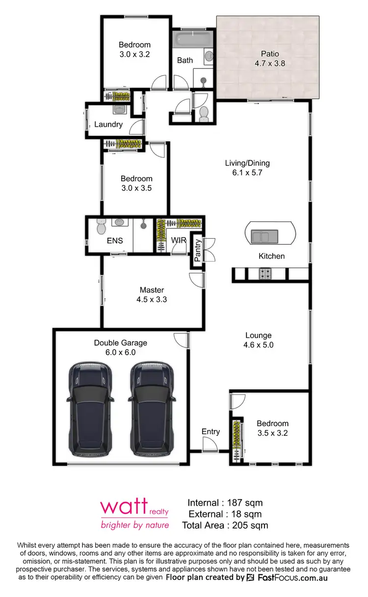 Floorplan of Homely house listing, 14 Mondial Drive, Warner QLD 4500