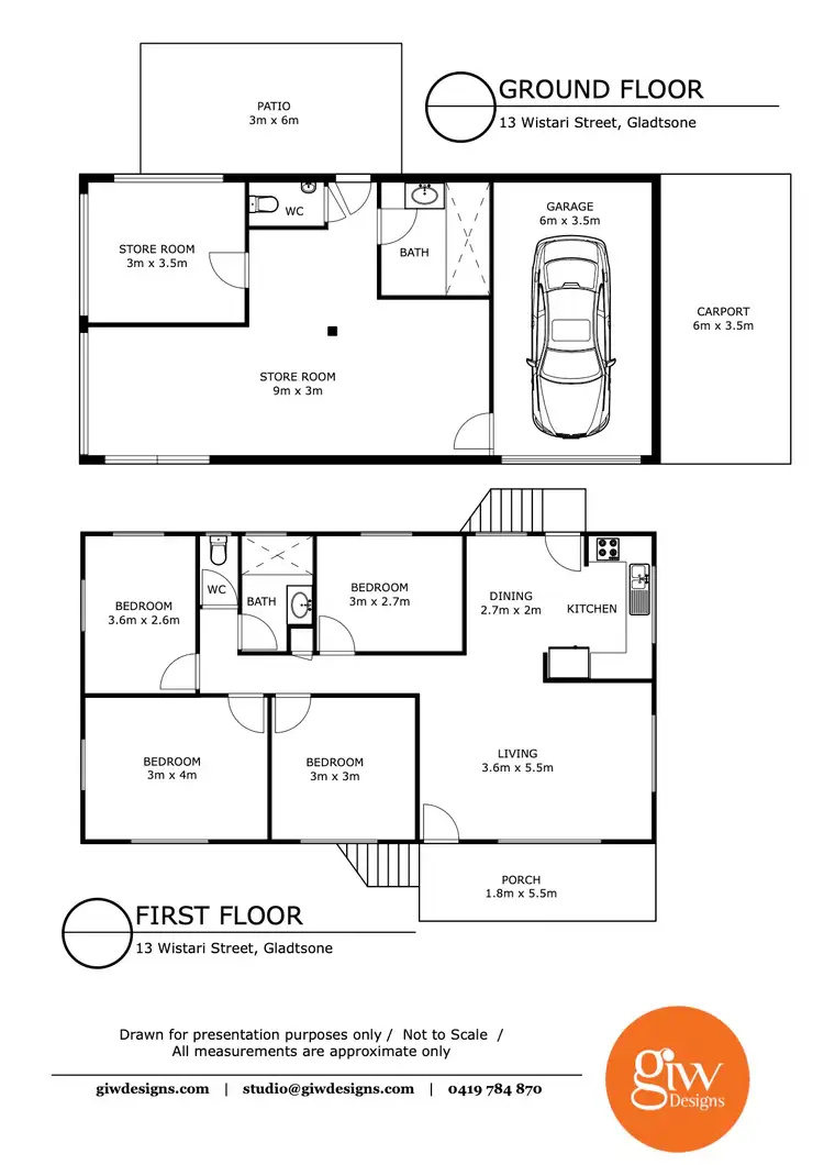 Floorplan of Homely house listing, 13 Wistari Street, Clinton QLD 4680