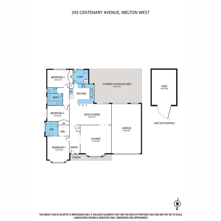 Floorplan of Homely house listing, 293 Centenary Avenue, Melton West VIC 3337