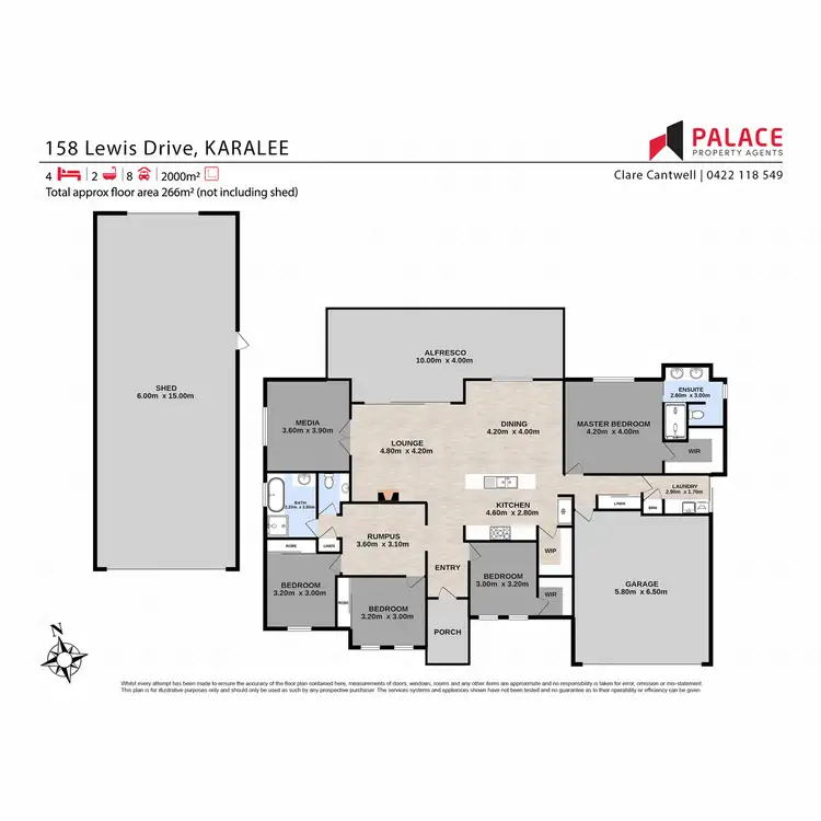 Floorplan of Homely house listing, 158 Lewis Drive, Karalee QLD 4306