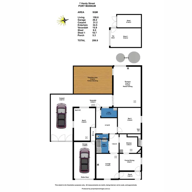 Floorplan of Homely house listing, 7 Hardy Street, Mannum SA 5238
