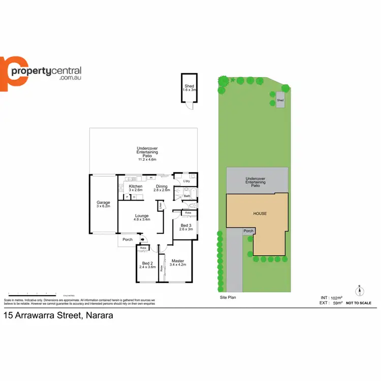 Floorplan of Homely house listing, 15 Arrawarra Street, Narara NSW 2250