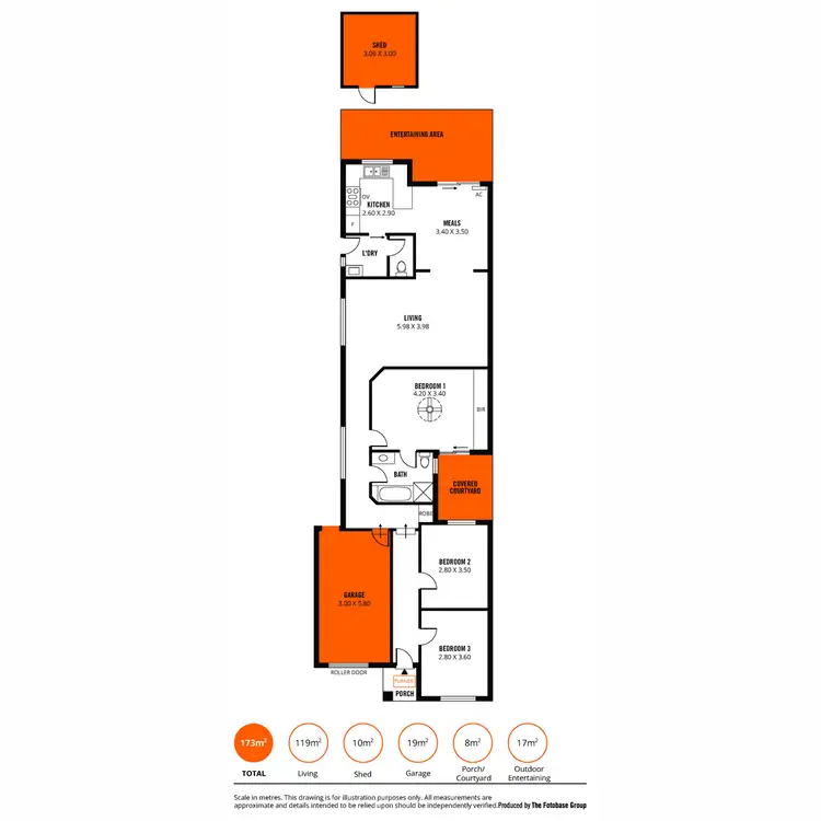 Floorplan of Homely house listing, 3/16 Hender Avenue, Klemzig SA 5087