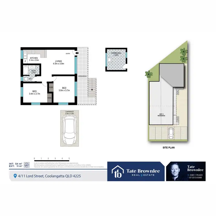 Floorplan of Homely unit listing, 4/11 Lord Street, Coolangatta QLD 4225