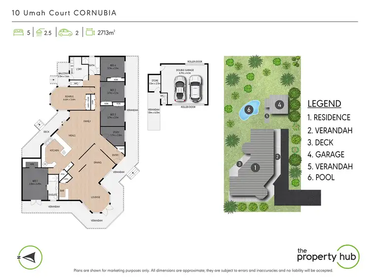Floorplan of Homely house listing, 10 Umah Street, Cornubia QLD 4130