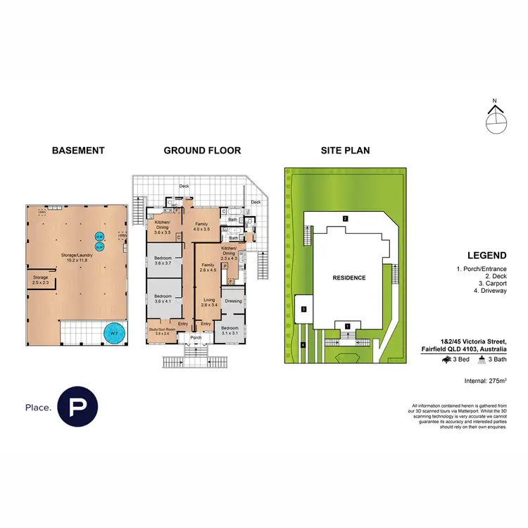 Floorplan of Homely house listing, 45 Victoria Street, Fairfield QLD 4103