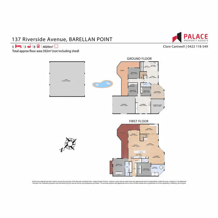 Floorplan of Homely house listing, 137 Riverside Avenue, Barellan Point QLD 4306