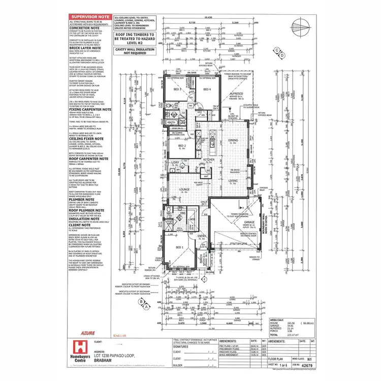 Floorplan of Homely house listing, 39 Papago Loop, Brabham WA 6055