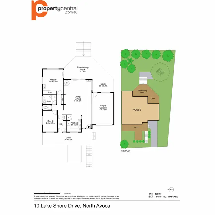 Floorplan of Homely house listing, 10 Lake Shore Drive, North Avoca NSW 2260