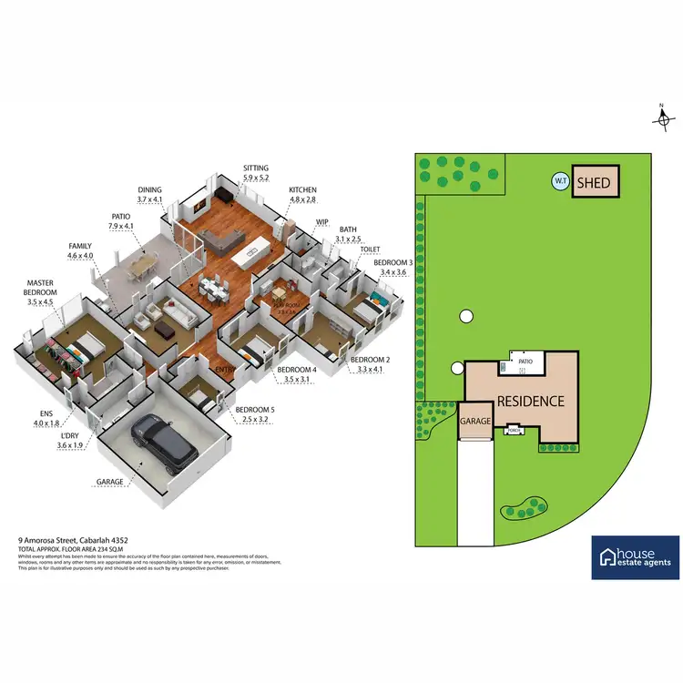 Floorplan of Homely house listing, 9 Amorosa Street, Cabarlah QLD 4352