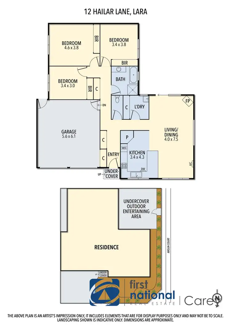 Floorplan of Homely house listing, 12 Hailar Lane, Lara VIC 3212