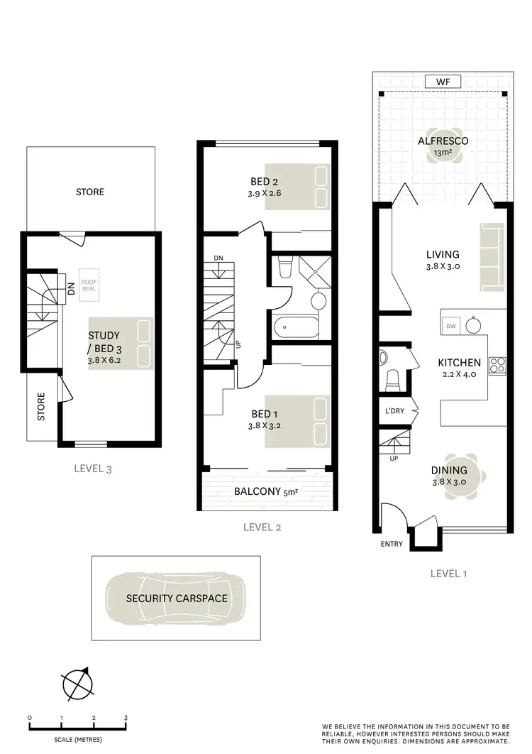 Floorplan of Homely townhouse listing, 19/43 Hereford Street, Glebe NSW 2037