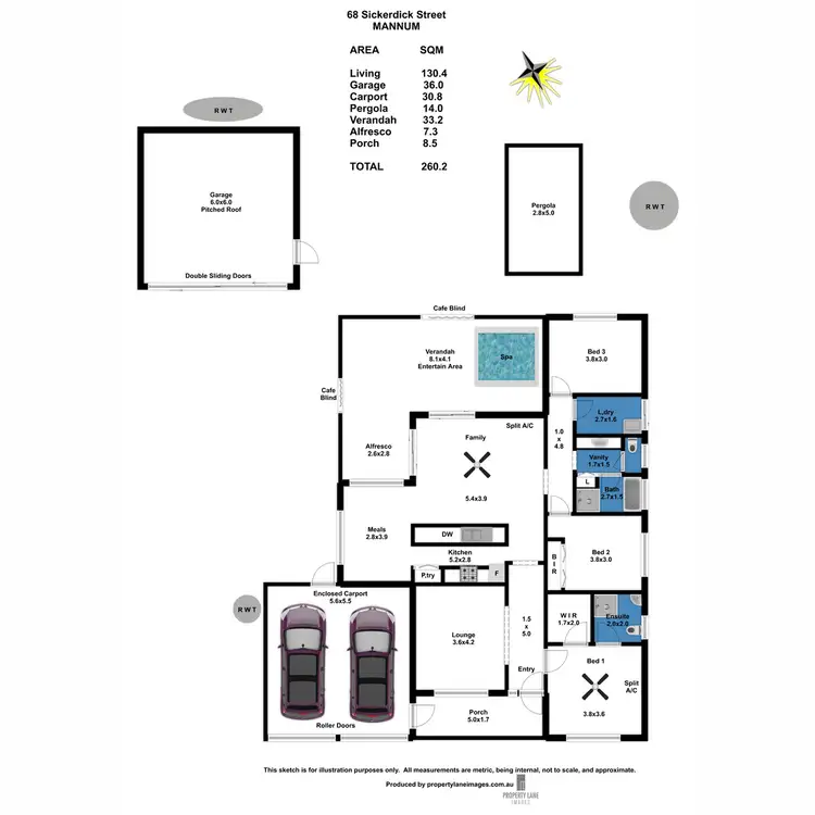 Floorplan of Homely house listing, 68 Sickerdick Street, Mannum SA 5238
