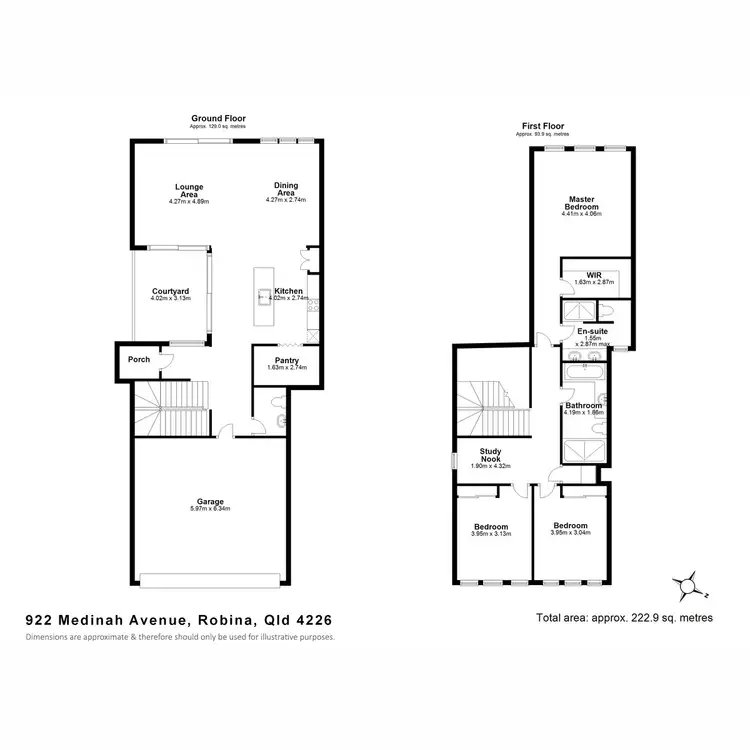 Floorplan of Homely townhouse listing, 922 Medinah Avenue, Robina QLD 4226